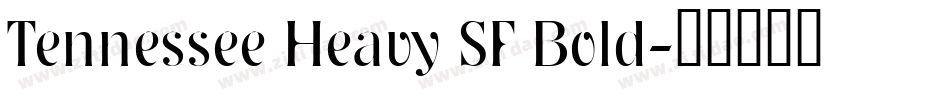 Tennessee Heavy SF Bold字体转换